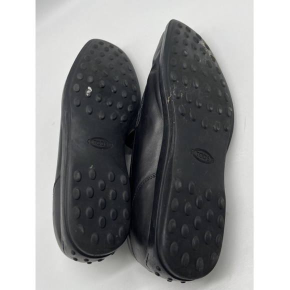 Tod\'s Men\'s Black Leather Sip-On Casual Driving Loafer sz 10 main image 4